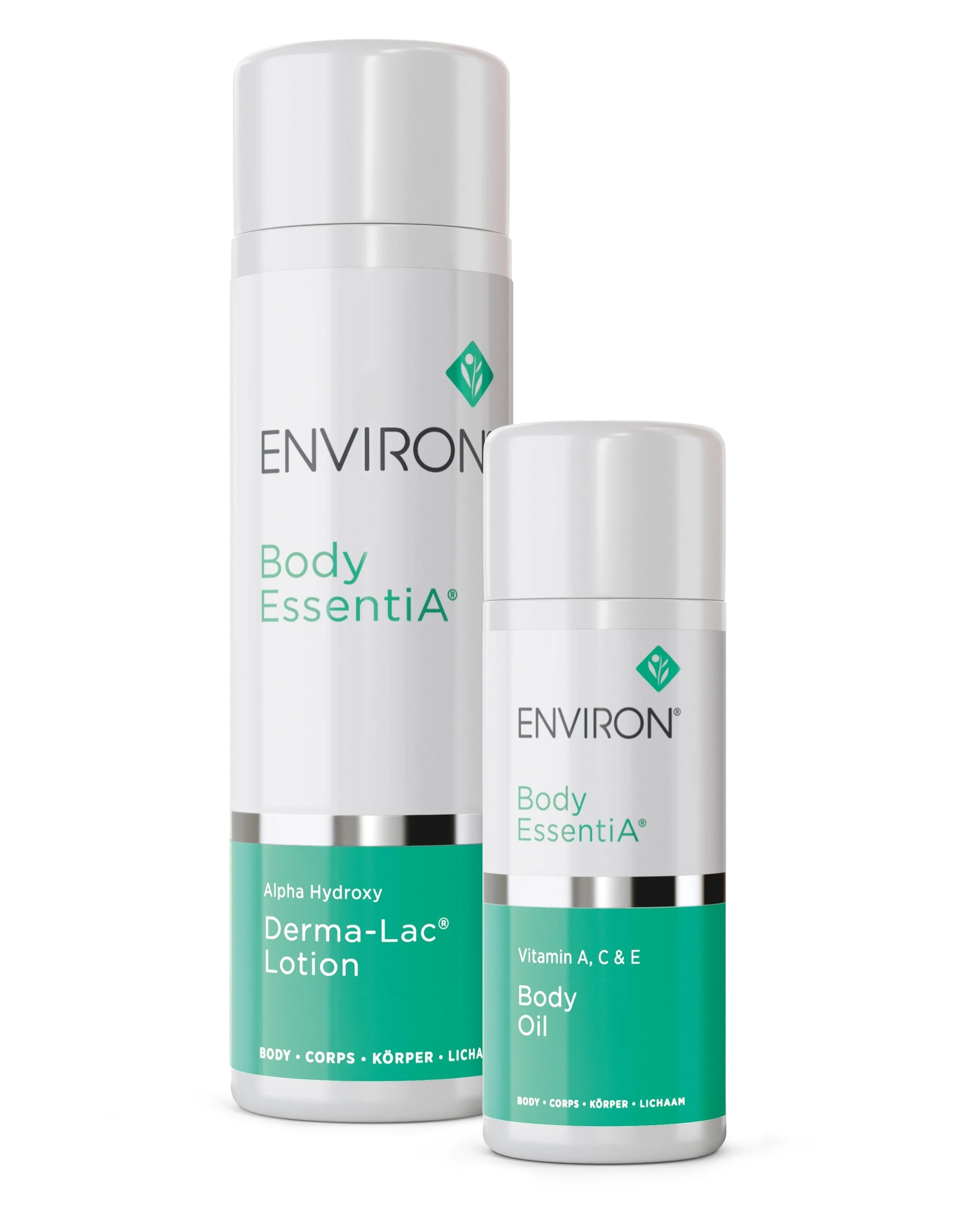 Body Kit with Roller + ACE Body Oil and DermaLac Lotion | Inderma